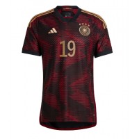 Camiseta Alemania Leroy Sane #19 Visitante Equipación Mundial 2022 manga corta
